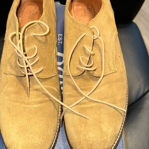 G.H. Bass & Co. Tan Flats & Loafers Suede